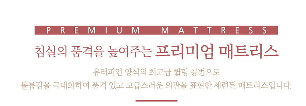 [팔레르모] 팔레르모 침대 퀸사이즈 매트리스 S320