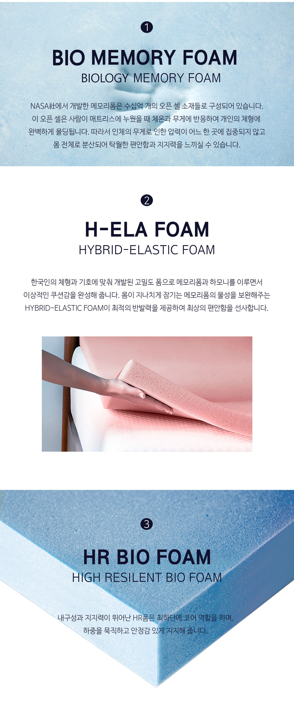 [팔레르모] 팔레르모 침대 퀸사이즈 매트리스P301