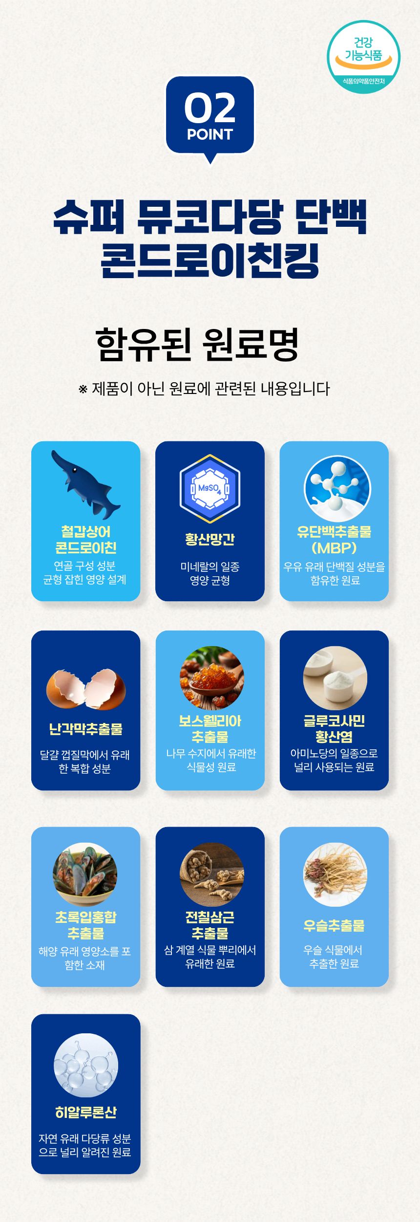 [약국전용]슈퍼뮤코다당단백 콘드로이친킹 120정 24세트(1카톤)