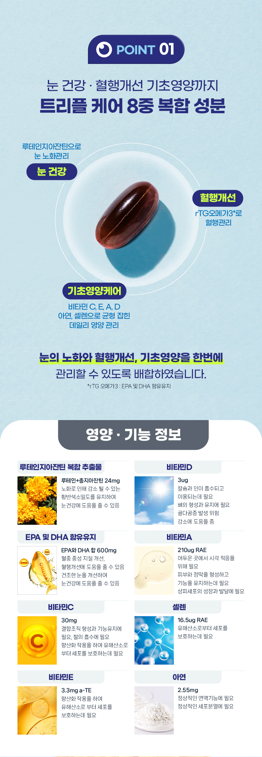닥터비알 루테인지아잔틴 알티지 오메가3