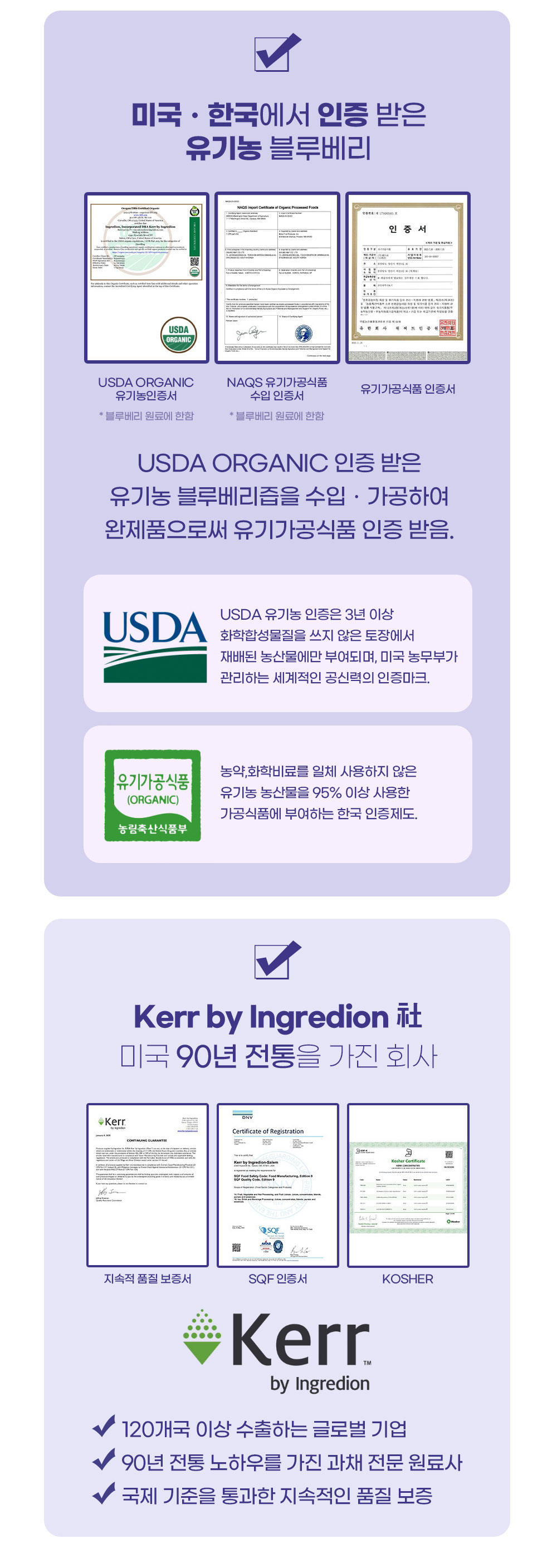 착한푸드 레오 유기농블루베리착즙 100% 3박스(42포)