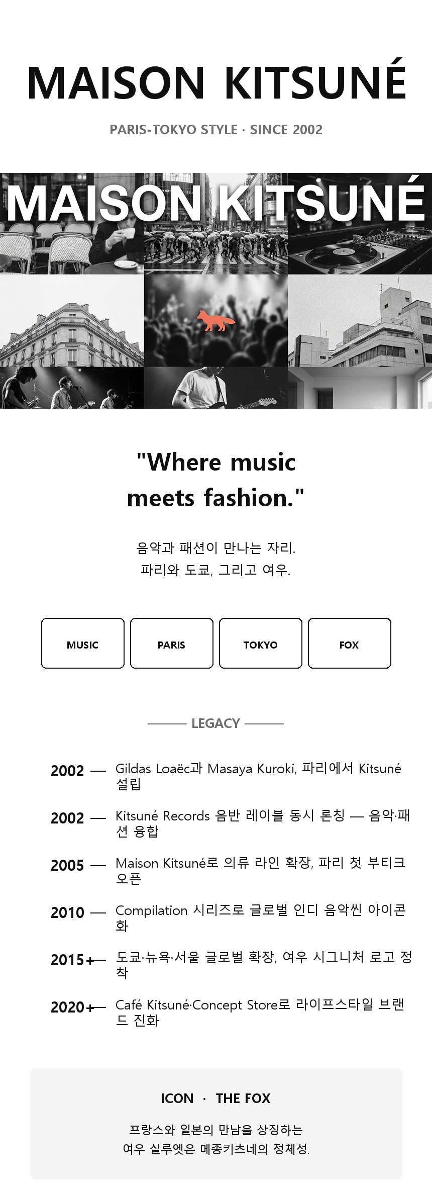 [100%정품] [Maison Kitsune] 메종키츠네 그레이 폭스 헤드 반팔 티셔츠(화이트, 네이비, 블랙 /  S~XL 택1)