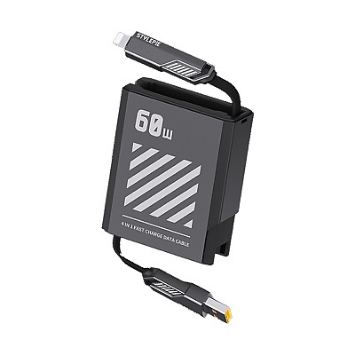 [스타일파이] 60W 초고속 케이블 4in1 6cm C78 릴타입