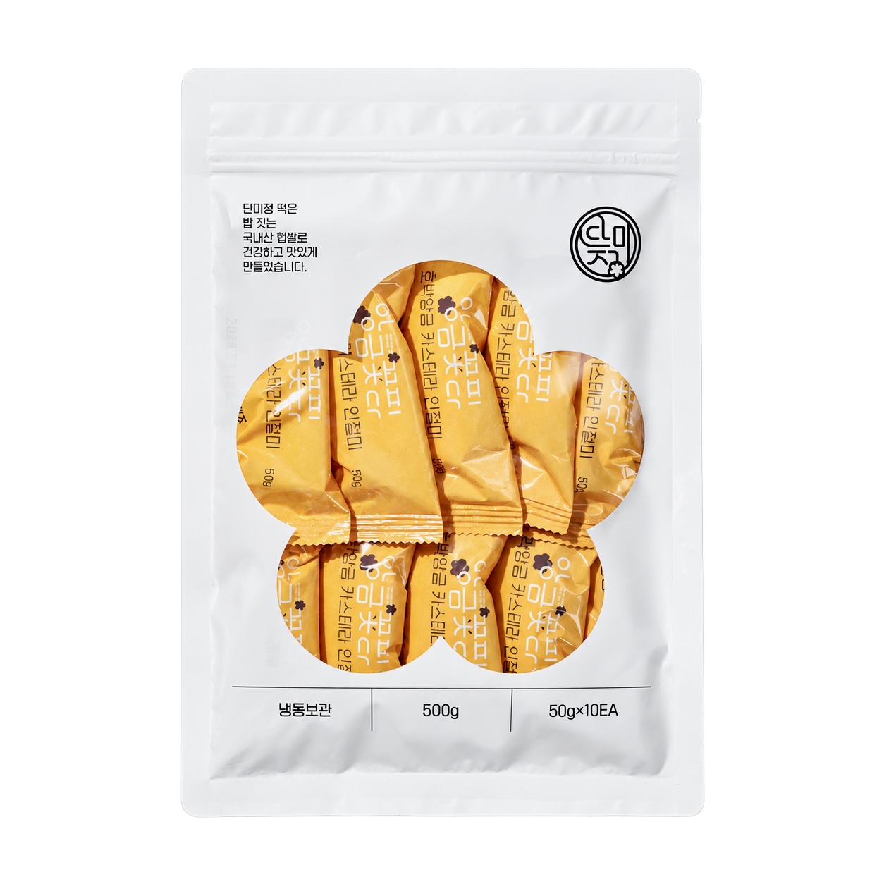 [단미정] 호박앙금 카스테라 인절미 500g x 10개
