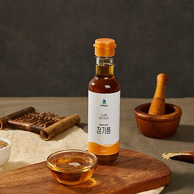 오복농산 국내산 저온압착 전통기름 3종 참기름 들기름 생들기름 180ml 250ml