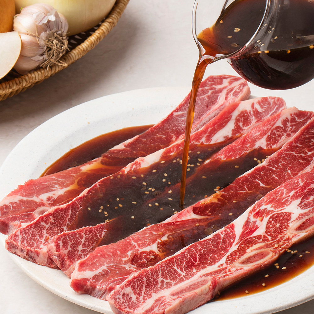 미트온 양념 LA갈비 1kg