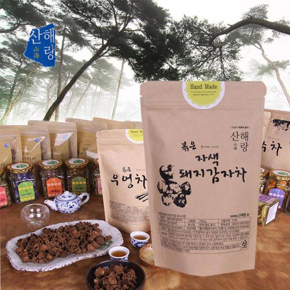 산해랑 프리미엄 수제 돼지감자차 100g