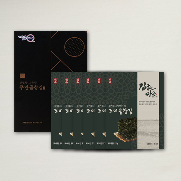 [브라이트데이] 김굽는마을 조미곱창김 선물세트(27g x 6봉)