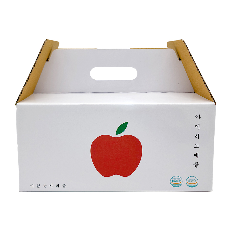 아이러브애플 의성 어린이 사과주스 haccp 학교급식 사과즙 100ml 30포