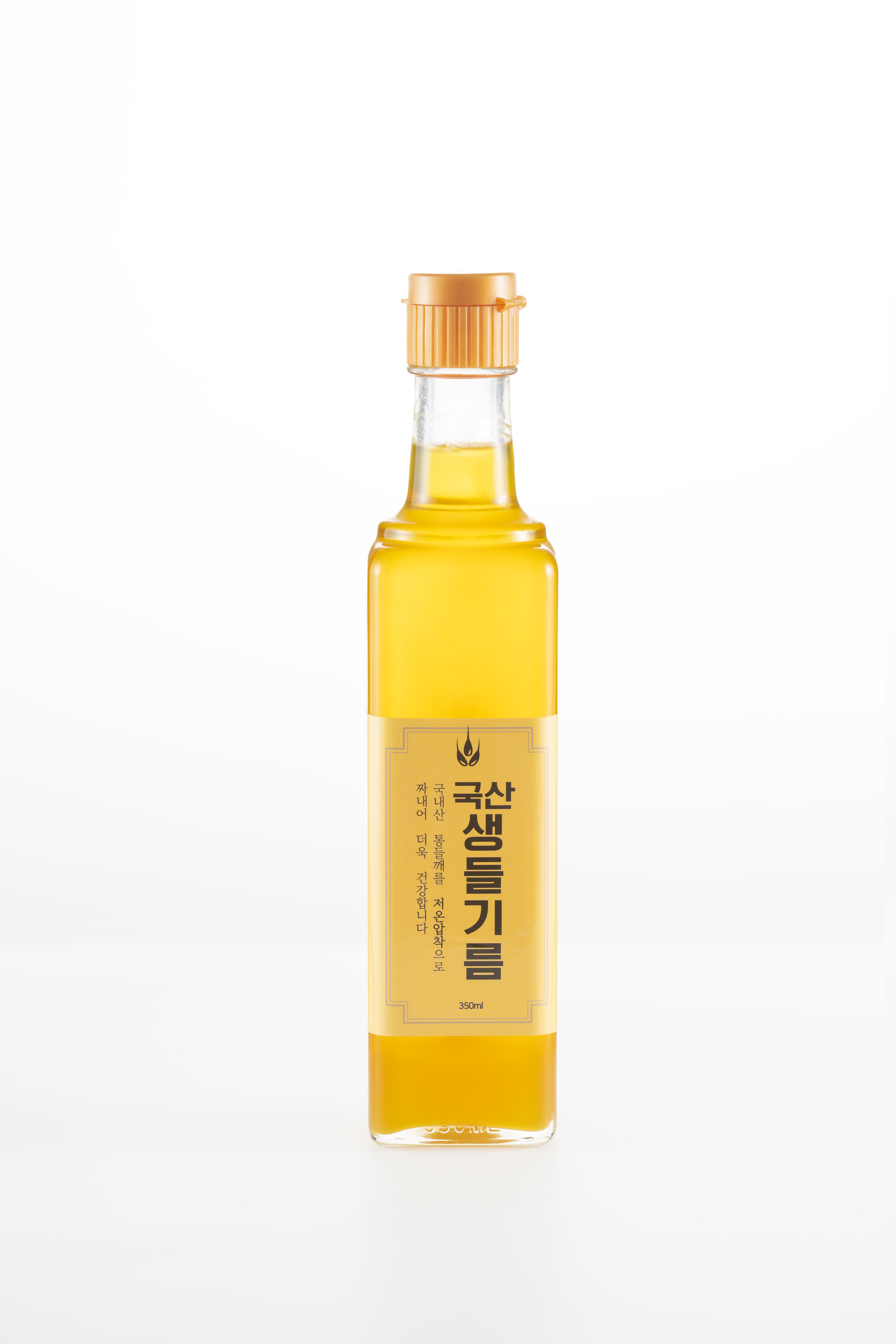 [당일착유] 25년산 저온압착 햇국산 통들깨100% 50년 전통 신림기름집 국산 생들기름 350ml