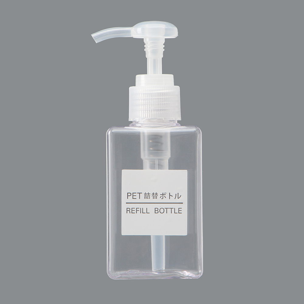 욕실 디스펜서 투명 리필용기 100ml 공병 펌프용기