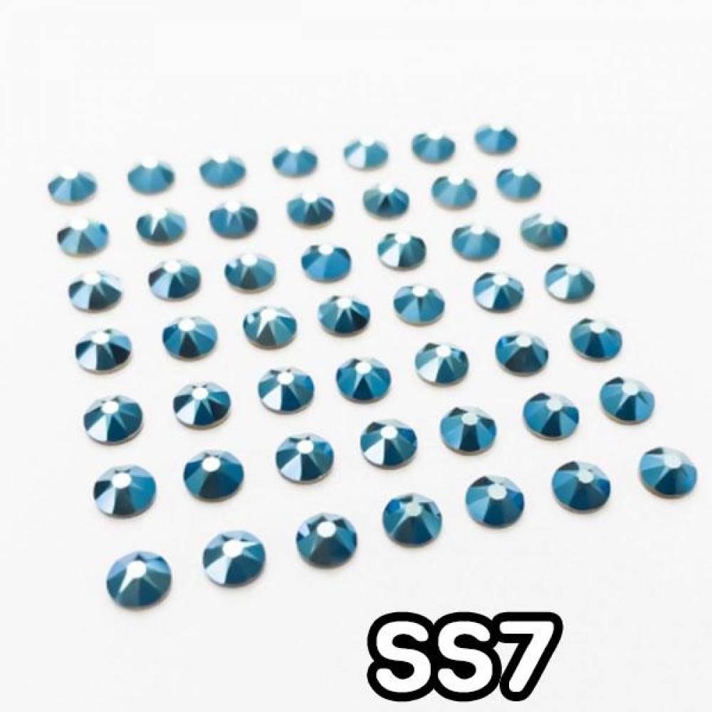 GGD 스와로브스키 평스톤 - 메탈릭블루 SS7 30개
