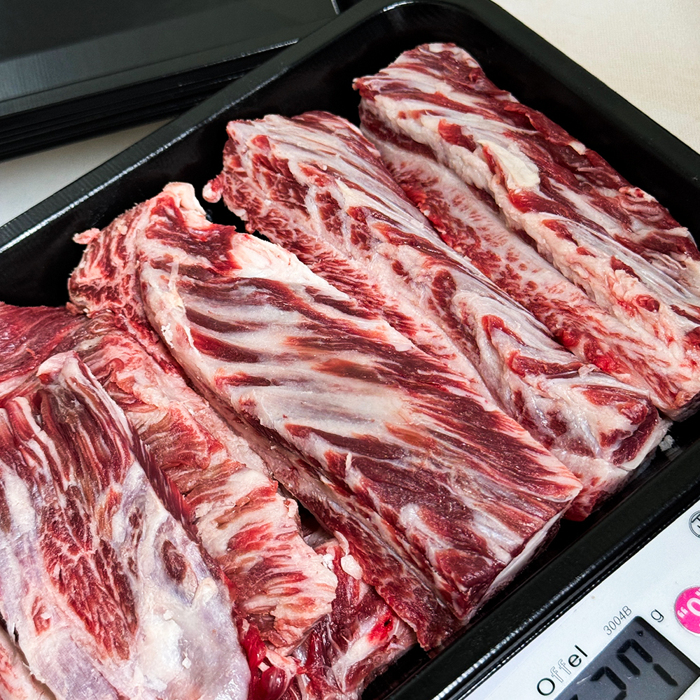 1++(9) 투뿔한우 통갈비살 200g