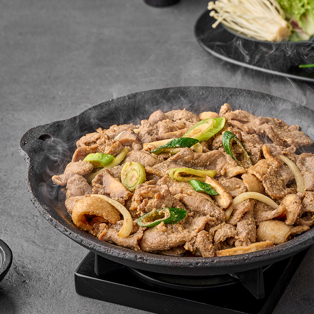 정채움 양념육 선물세트 2호(매운닭목살구이400g, 왕구이 간장맛 400g, 왕구이 매운맛 400g, 돼지불고기 700g)