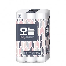 [★무료배송★] 도톰한 3겹 데코 엠보싱 오늘 프리미엄 (20m x 30롤)