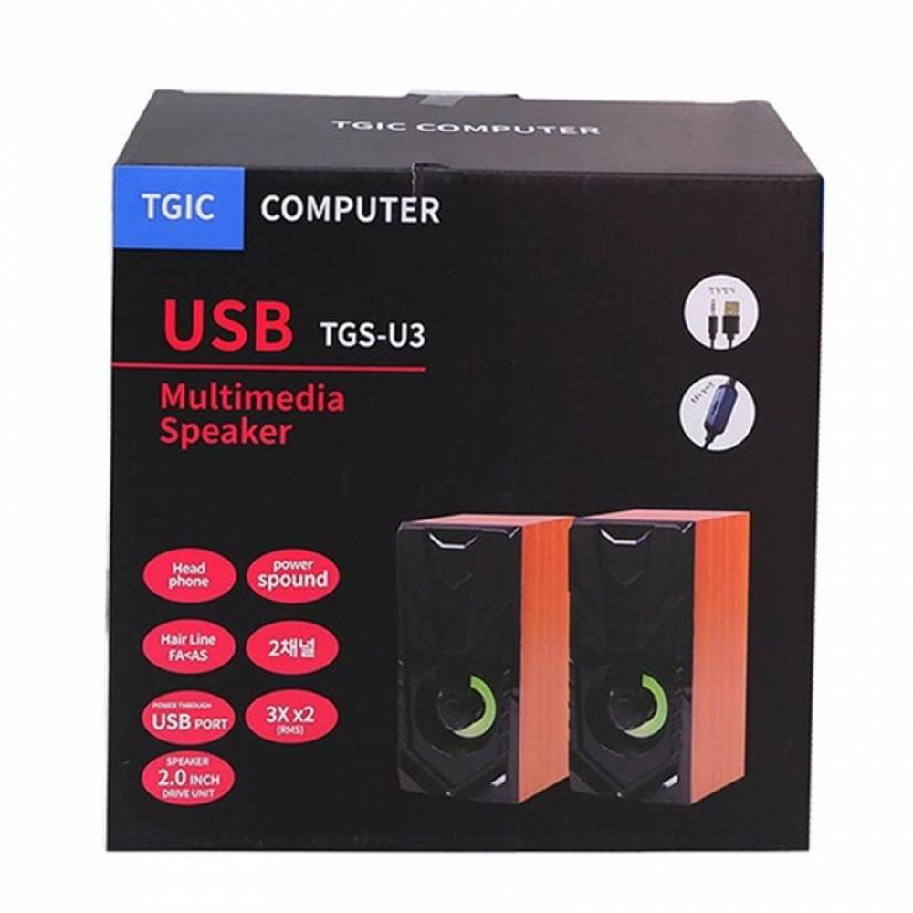 USB 유선 스피커 (TGS-U3)