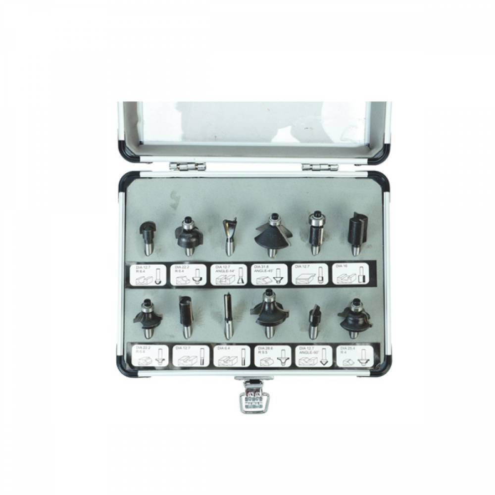 트리머비트 세트 홈파기날 SM TB612 12pcs