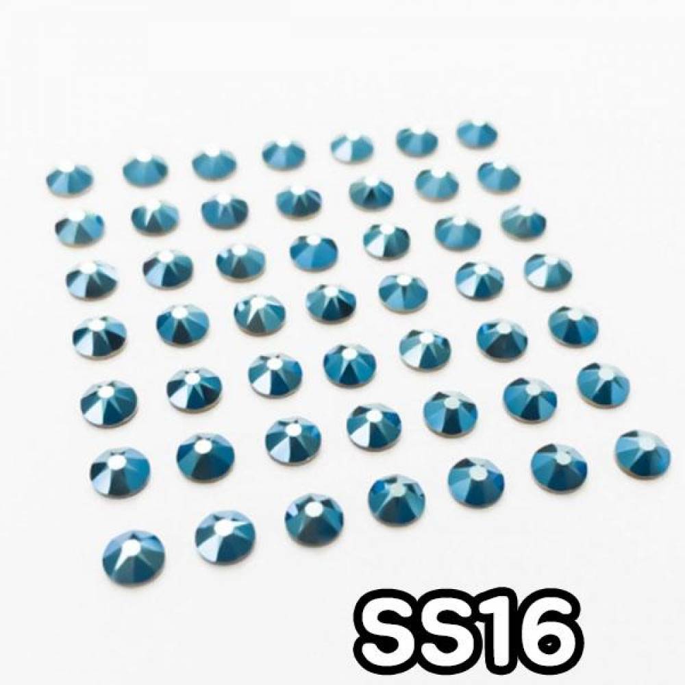 GGD 스와로브스키 평스톤 - 메탈릭블루 SS16 20개