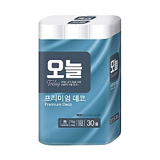 [★무료배송★] 도톰한 3겹 데코 엠보싱 오늘 프리미엄 (27m x 30롤)