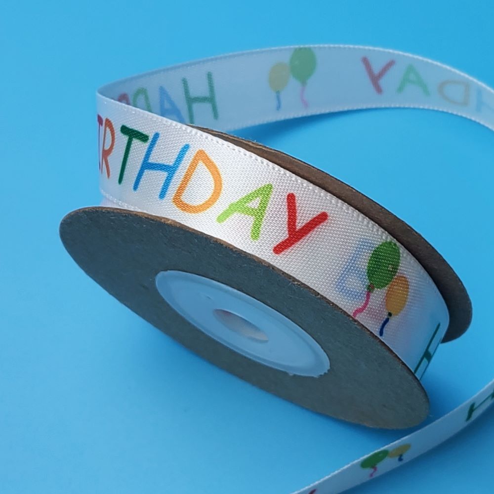 생일선물 포장리본 Happy birthday 레터링