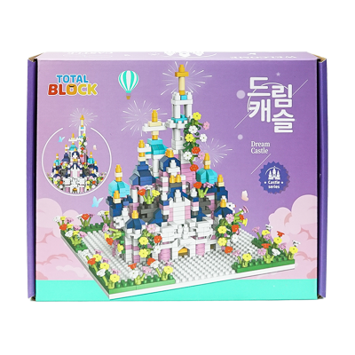 토탈블럭 드림캐슬 꿈의 성 958PCS 어린이 조립블럭 장난감 레고 성 호환 여아 장난감