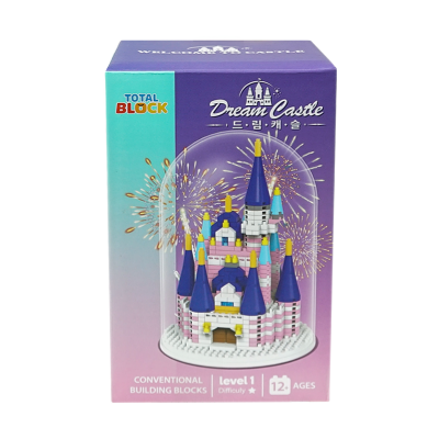 토탈블럭 마법의성 블루 658PCS 레고 성 호환 여아 장난감