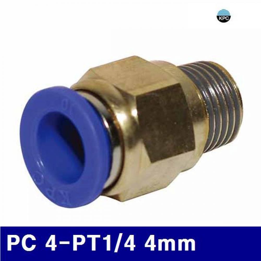 코리아뉴매틱 6220633 원터치피팅(PC타입) PC 4-PT1/4 4mm  (봉(10EA))