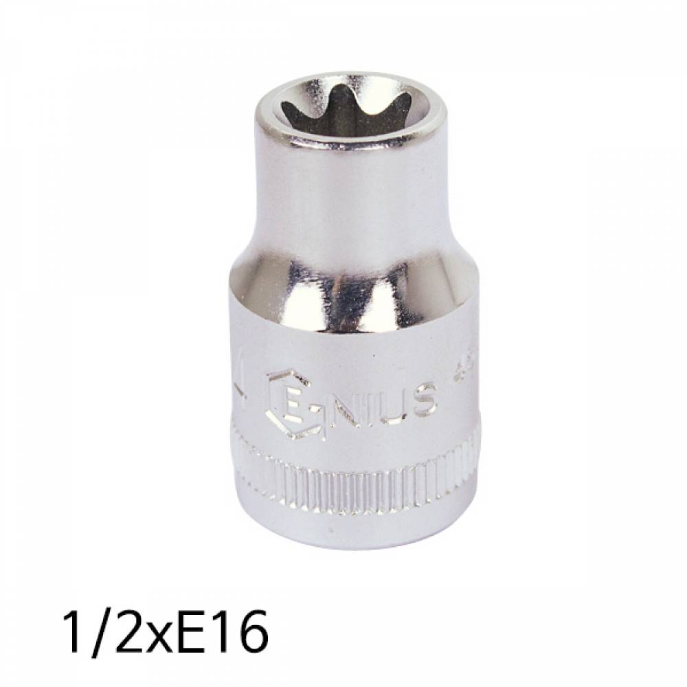지니어스-별소켓 1/2(12.7mm)xE16 전장38mm
