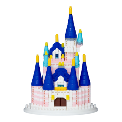 토탈블럭 마법의성 블루 658PCS 레고 성 호환 여아 장난감