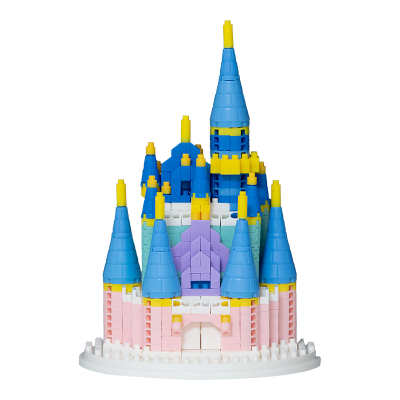 토탈블럭 마법의성 스카이블루 658PCS 레고 성 호환 여아 장난감