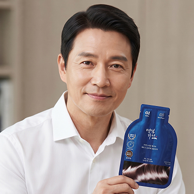 [염색가인] 저자극 3분 샴푸형 셀프 새치염색약