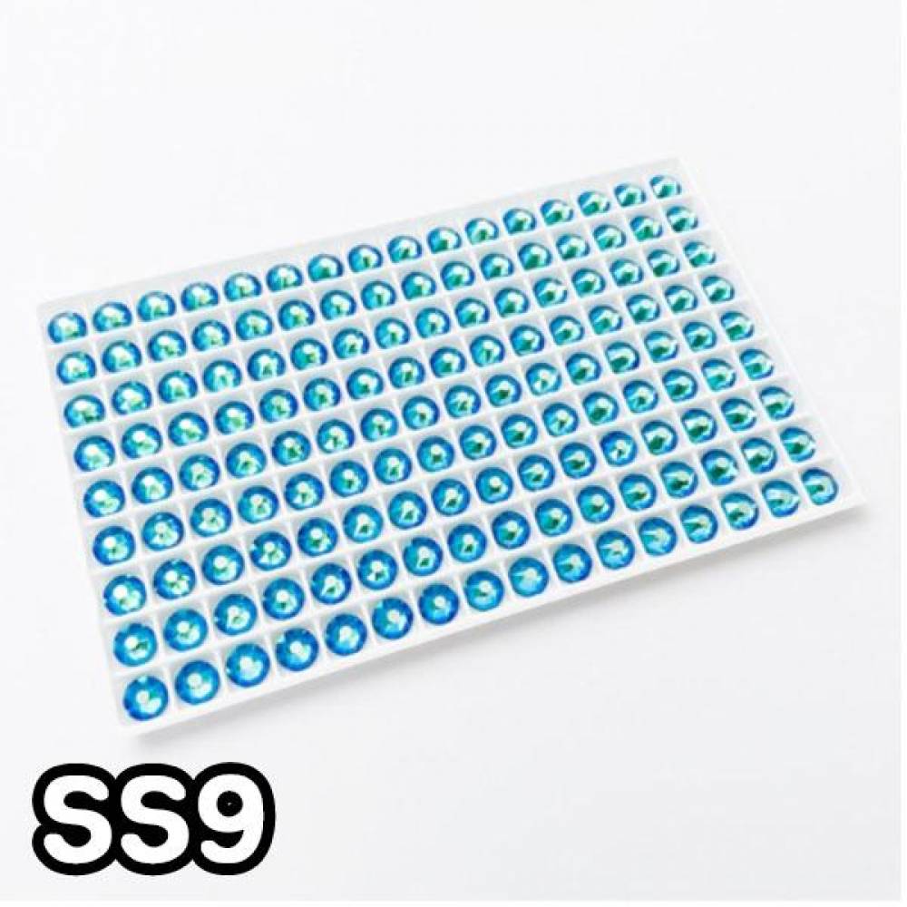 GGD 2088 평스톤 - 블루지르콘 쉬머 SS9 30개