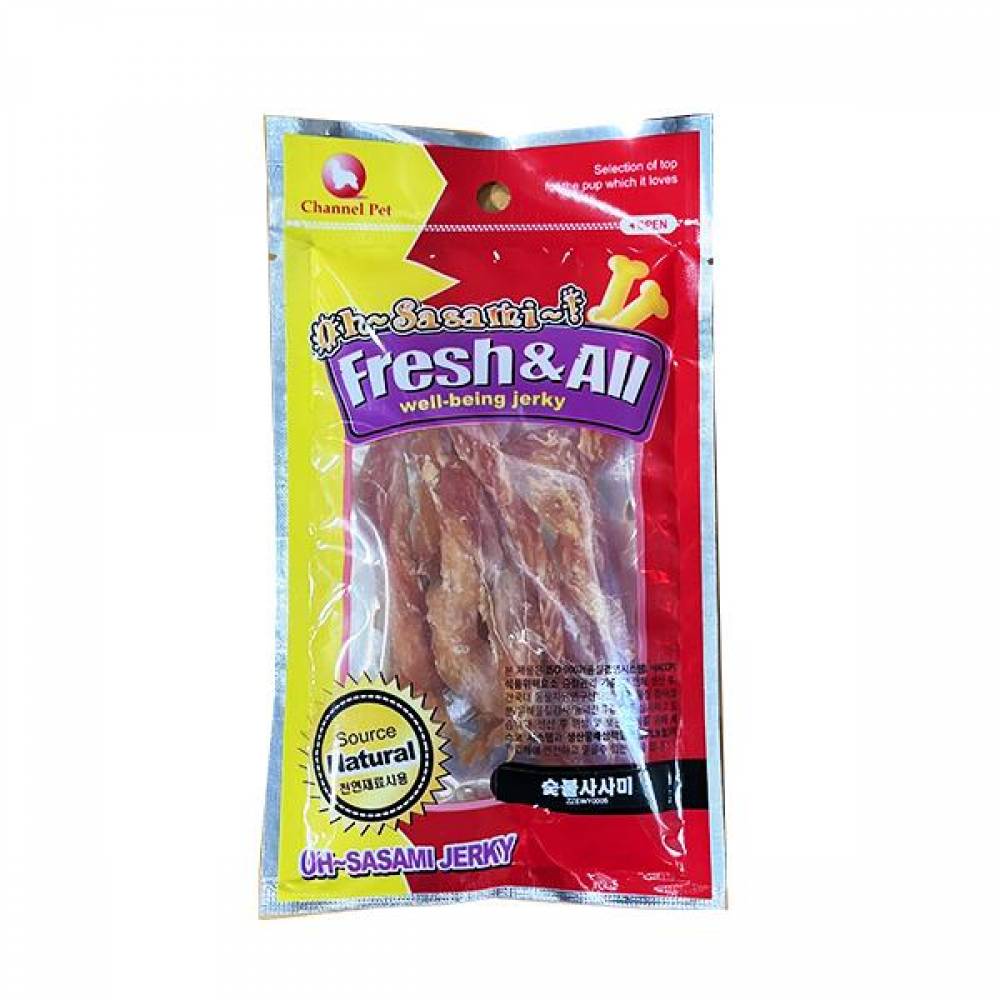 채널펫 숯불치킨져키 50g
