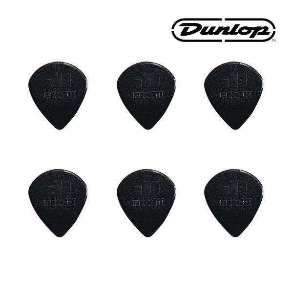 세트(6) 기타 피크 1.14mm 나이론재즈3 PICK bk