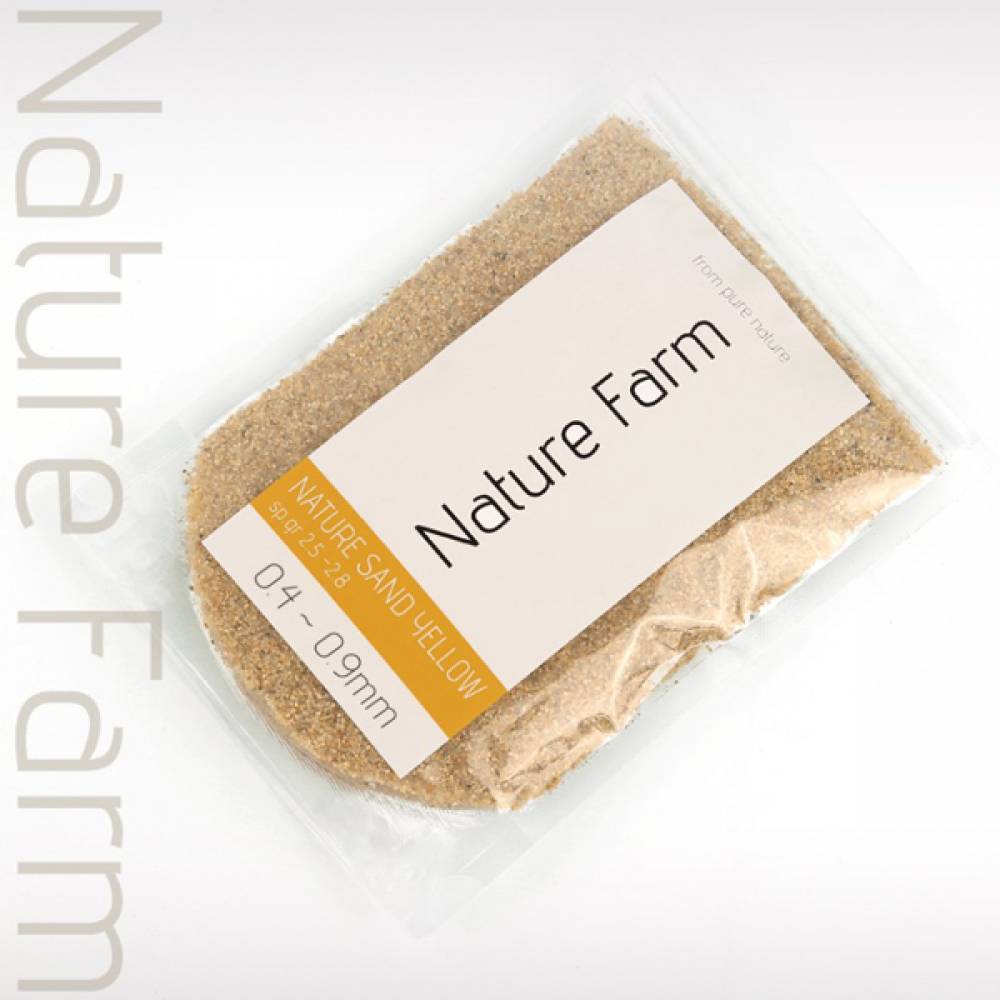 네이처샌드 옐로우 노멀 800g 0.4mm-0.9mm 바닥재