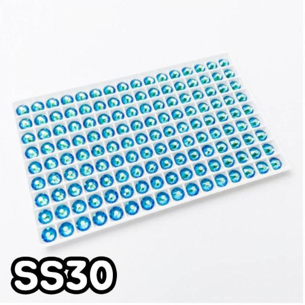 GGD 2088 평스톤 - 블루지르콘 쉬머 SS30 10개