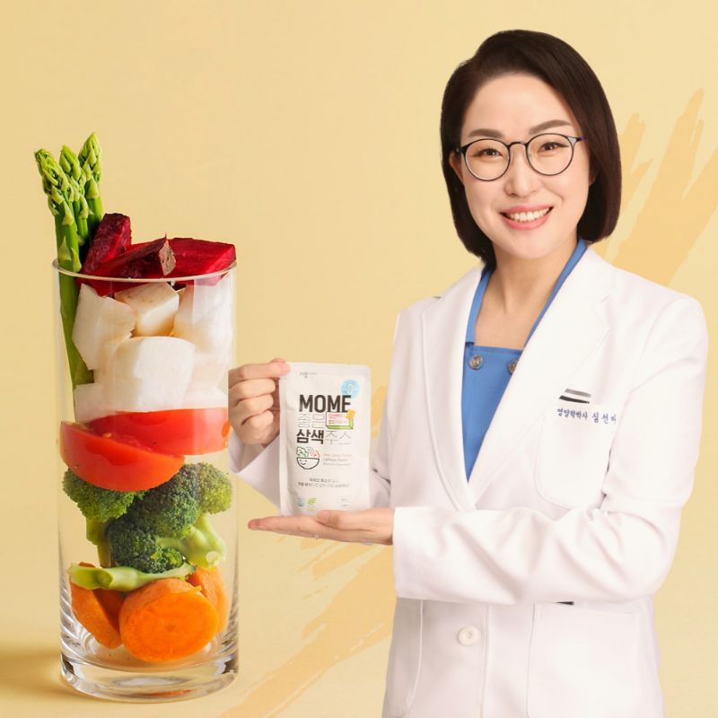 MOME 좋은 삼색주스 심선아 저당 저칼로리 건강 채소 주스 120ml 30개