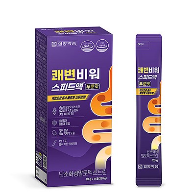 [일양약품] 쾌변을 위한 장운동 촉진 쾌변비워 스피드액 푸룬맛 20g x 14포