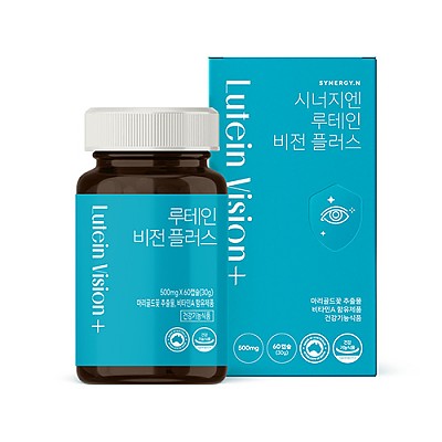 [★무료배송★시너지엔] 시너지엔 루테인비전플러스 500mg x 60캡슐