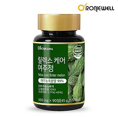 [★1+1 구성★ 로니웰] 로니웰 릴렉스케어 여주정 500mg × 90정(3개월분)