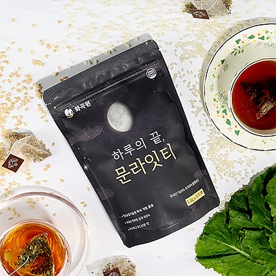 [국내산 흑하랑 스트레스 완화] 화곡원 하루의 끝, 문라잇티 1.8g x 30티백