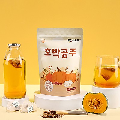[국내산 100% 붓기특화] 화곡원 호박공주 호박팥차 1.2g x 30티백