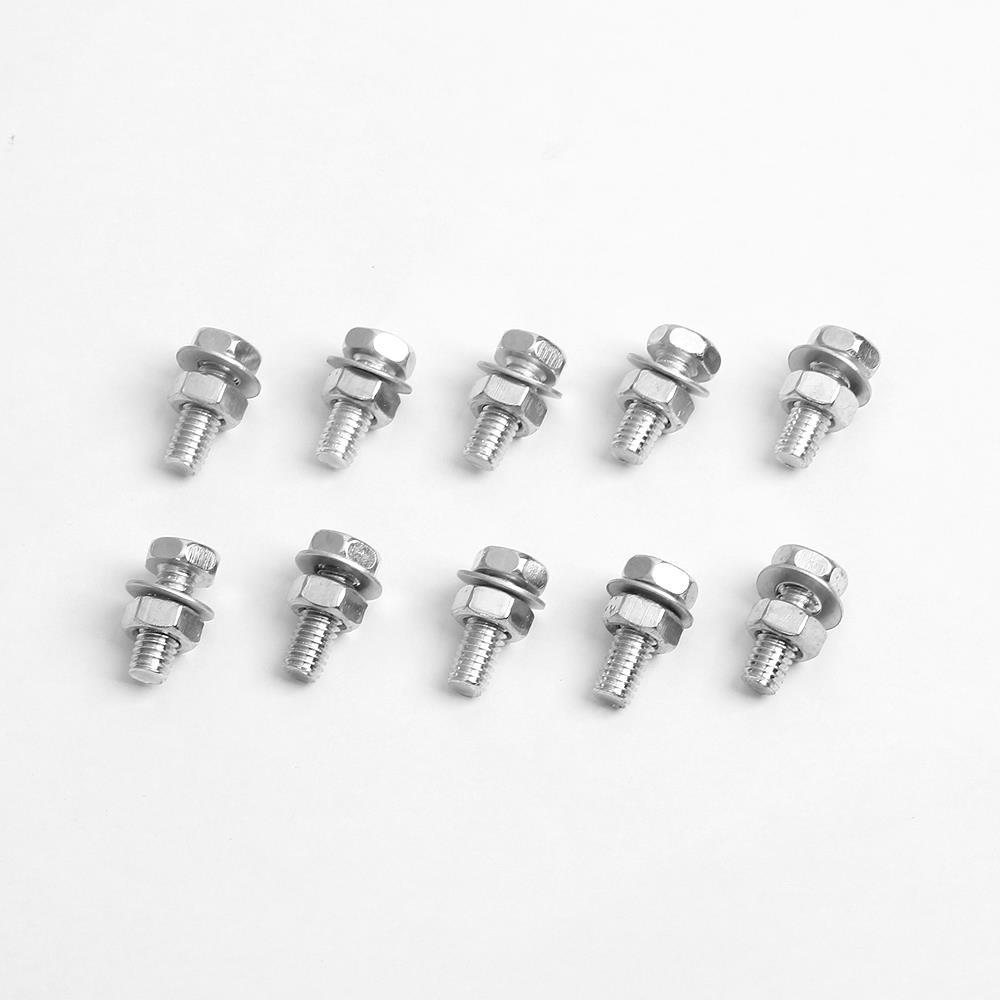 20x6mm 육각볼트 10P 가구철물 볼트고정 연결고정구