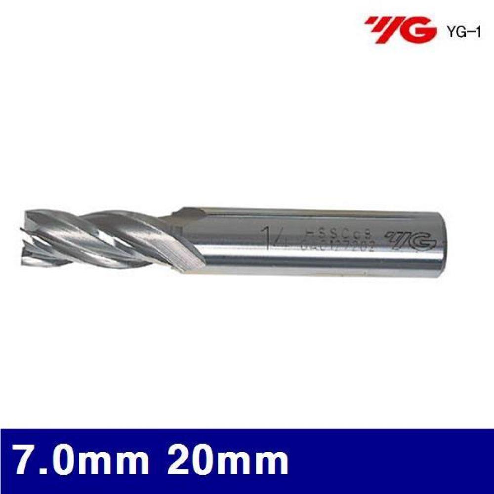 와이지원 3013333 4F 일반엔드밀 7.0mm 20mm 75 (1EA)
