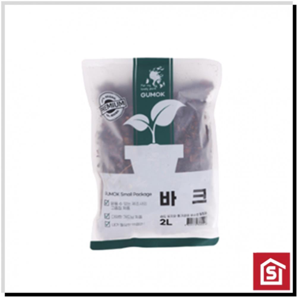 다용도 탈취 바크 원예흙(중립 소립) 2L (소포장)