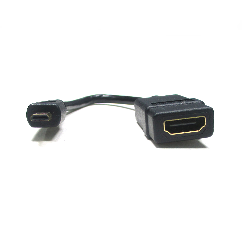 HDMI(F) to MICRO(M) 케이블젠더 PC 금도금 영상 연결