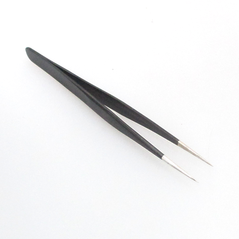 TWEEZER 에폭시 ESD 정밀핀셋 110mm 얇은 다용도 다꾸