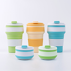 [지클랜] 실리콘 접이식 텀블러 350ml 전용 스트랩 제공