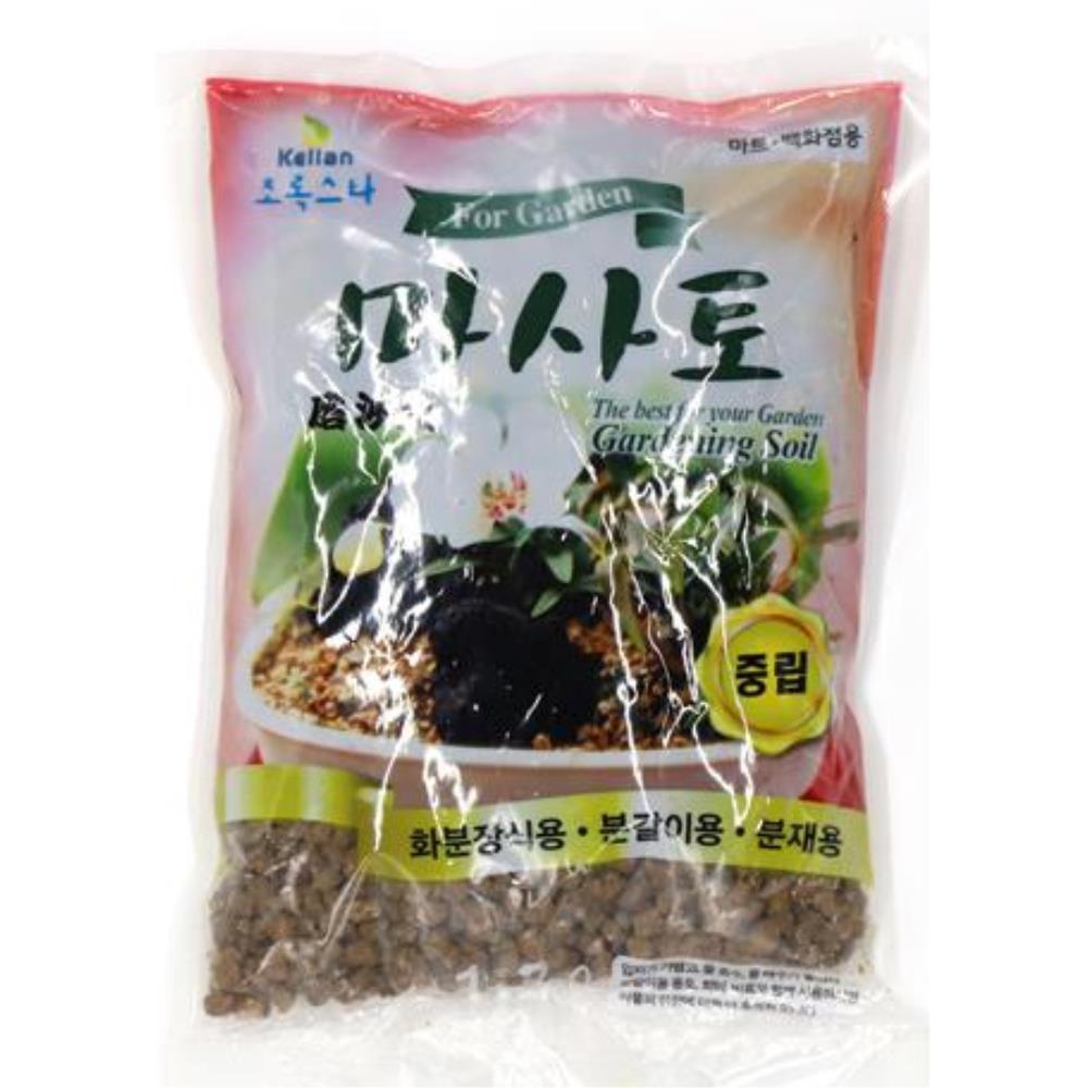 화분장식 분갈이용 마사토 중립 1.2L