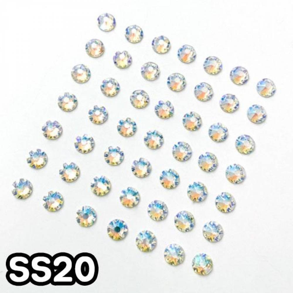 GGD 2088 평스톤-크리스탈 쉬머 SS20 20개